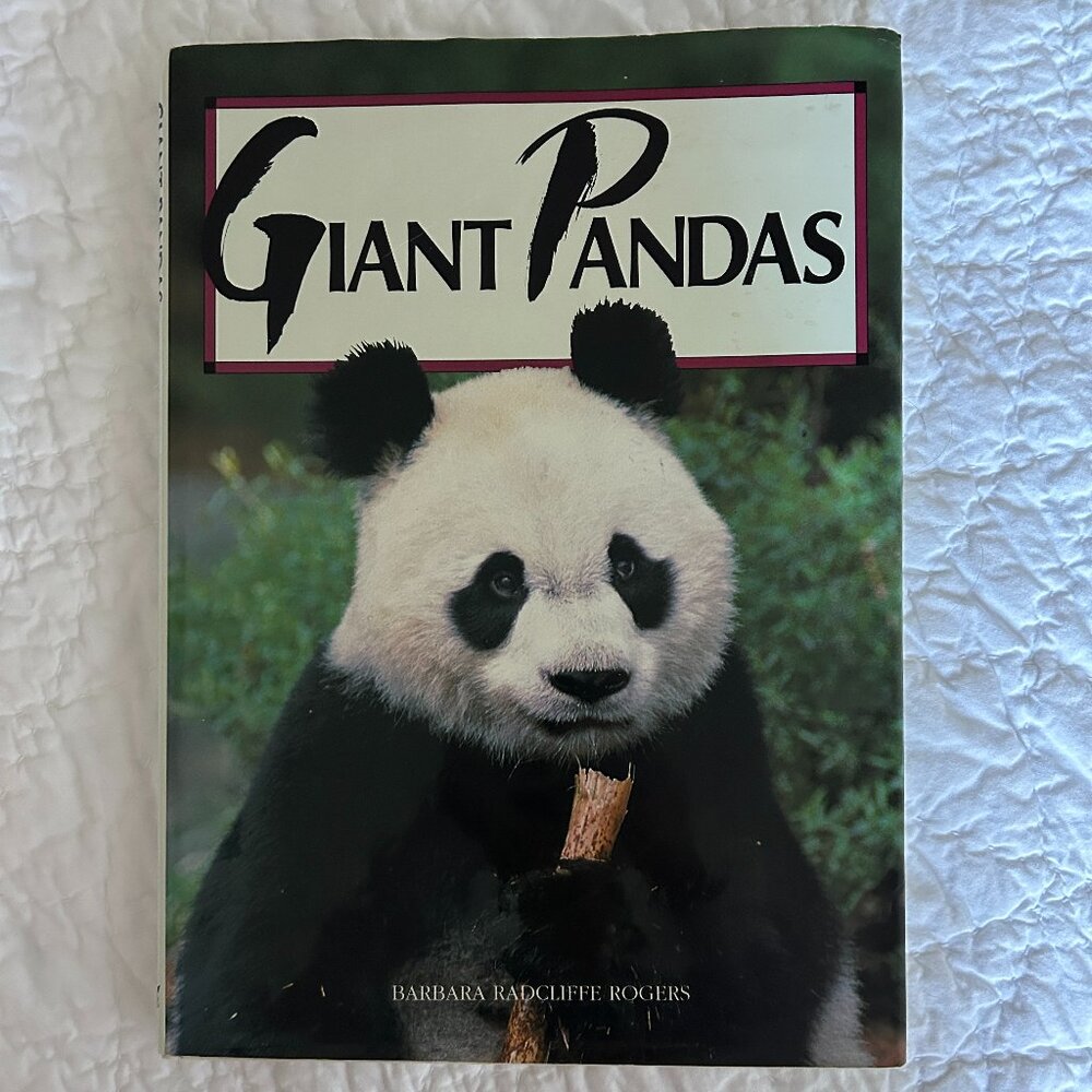Giant Pandas Barbara Radcliffe Rogers Large Hardcover 127 Pages Book Bears